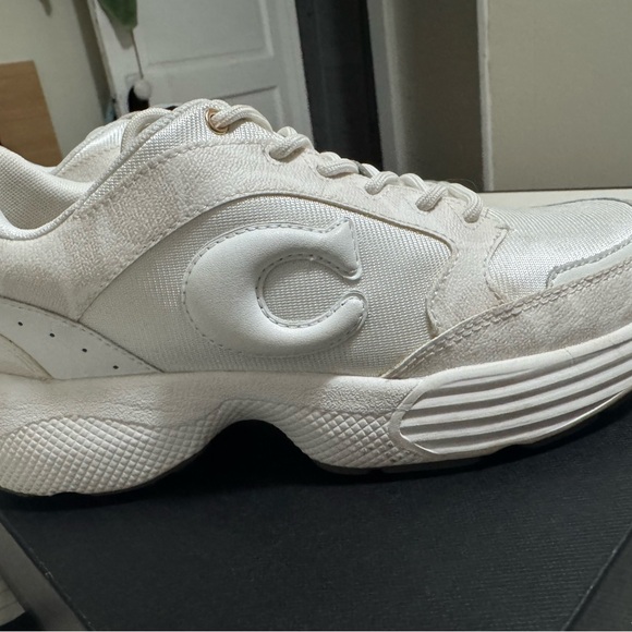 Coach Women's Sneakers in Cream - Picture 1 of 2